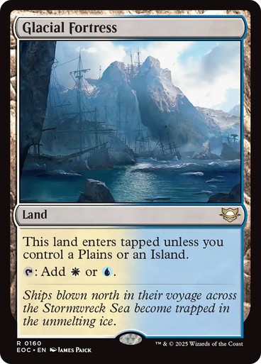 Glacial Fortress Edge of Eternities Commander