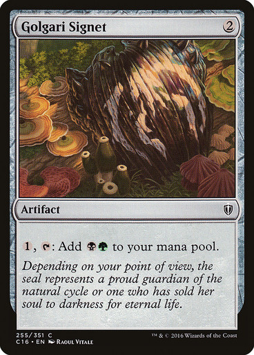 Golgari Signet Commander 2016