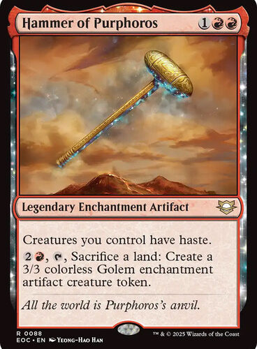 Hammer of Purphoros Edge of Eternities Commander