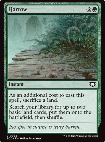 Harrow Edge of Eternities Commander