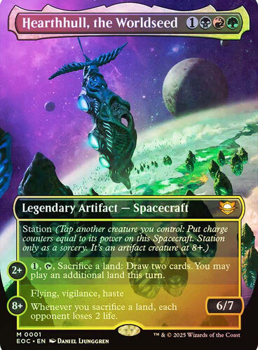 Hearthhull, the Worldseed (Borderless) Edge of Eternities Commander (Foil)