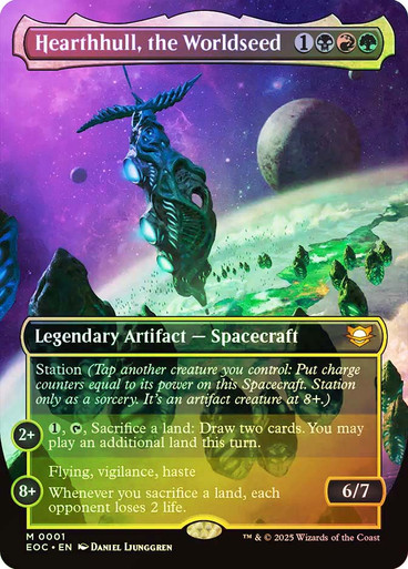 Hearthhull, the Worldseed (Borderless) Edge of Eternities Commander (Foil)