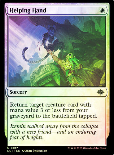 Helping Hand The Lost Caverns of Ixalan (Foil)