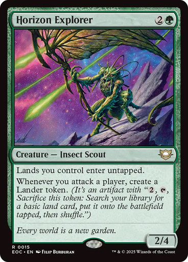 Horizon Explorer Edge of Eternities Commander