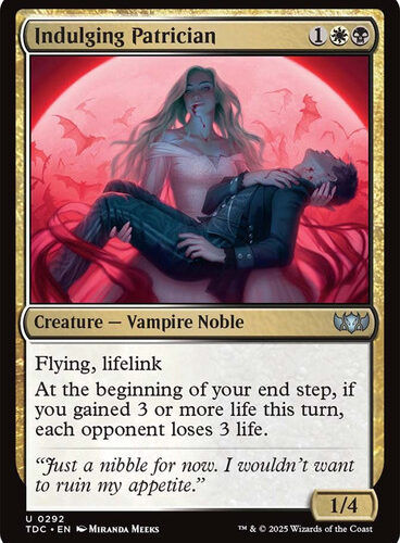 Indulging Patrician Tarkir: Dragonstorm Commander