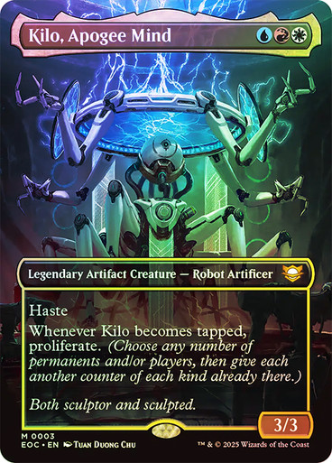 Kilo, Apogee Mind (Borderless) Edge of Eternities Commander (Foil)