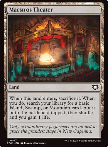 Maestros Theater Edge of Eternities Commander