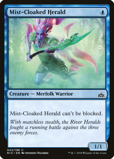 Mist-Cloaked Herald Rivals of Ixalan