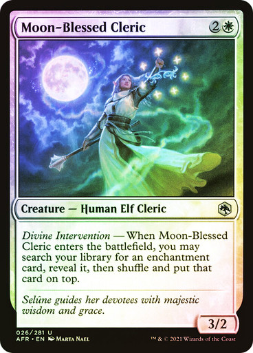 MoonBlessedCleric__03504 Moon-Blessed Cleric Adventures in the Forgotten Realms (Foil)