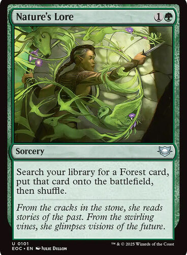 Nature's Lore Edge of Eternities Commander