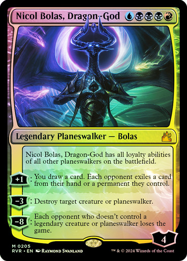 Nicol Bolas, Dragon-God Ravnica Remastered (Foil)