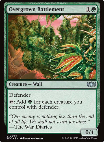 Overgrown Battlement Tarkir: Dragonstorm Commander