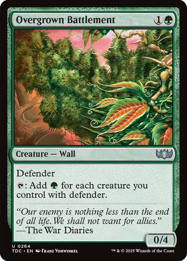 Overgrown Battlement Tarkir: Dragonstorm Commander