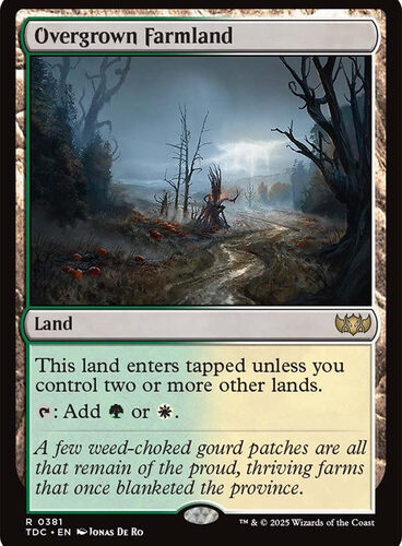 Overgrown Farmland Tarkir: Dragonstorm Commander