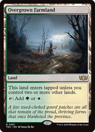 Overgrown Farmland Tarkir: Dragonstorm Commander
