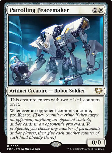 Patrolling Peacemaker Edge of Eternities Commander