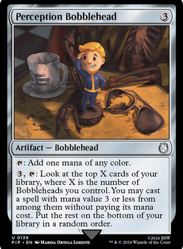 Perception Bobblehead Fallout Commander