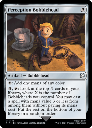 Perception Bobblehead Fallout Commander