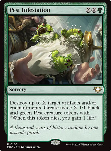 Pest Infestation Edge of Eternities Commander