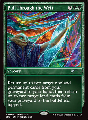 Pull Through the Weft (Promo Pack) (Edge of Eternities) Promo: Planeswalker Stamped