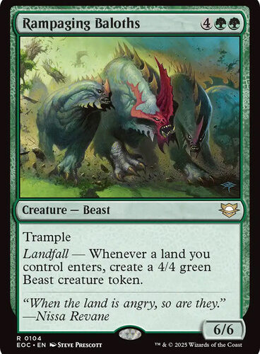 Rampaging Baloths Edge of Eternities Commander