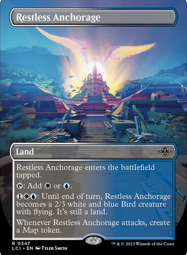 Restless Anchorage (Borderless) The Lost Caverns of Ixalan - Variants