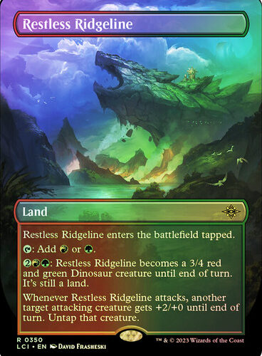 Restless Ridgeline (Borderless) The Lost Caverns of Ixalan - Variants (Foil)