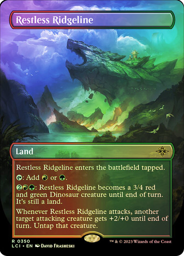 Restless Ridgeline (Borderless) The Lost Caverns of Ixalan - Variants (Foil)