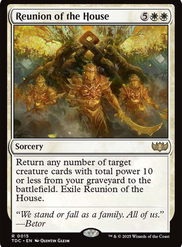 Reunion of the House Tarkir: Dragonstorm Commander