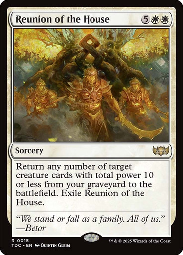 Reunion of the House Tarkir: Dragonstorm Commander