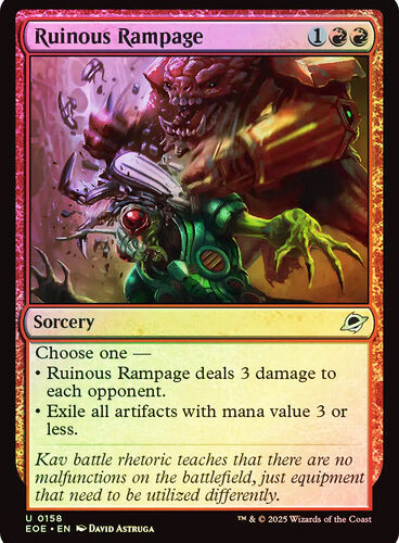 Ruinous Rampage Edge of Eternities