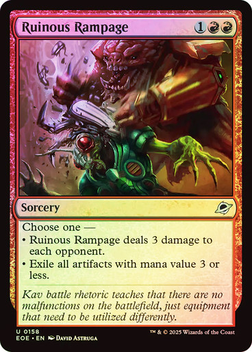 Ruinous Rampage Edge of Eternities