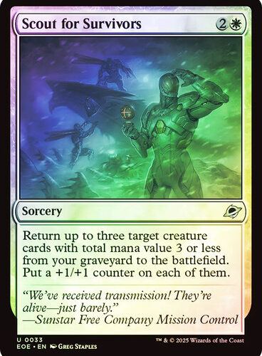 ScoutForSurvivors__85243 Scout for Survivors Edge of Eternities (Foil)