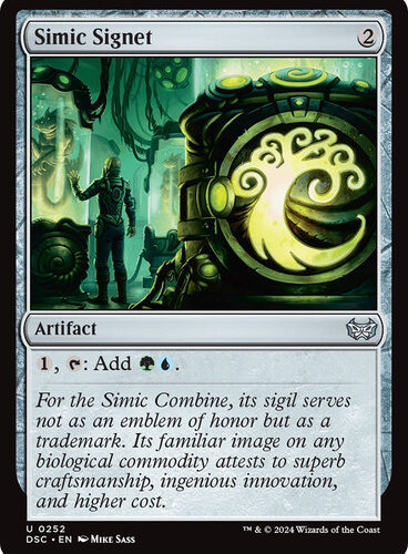 Simic Signet Duskmourn: House of Horror Commander