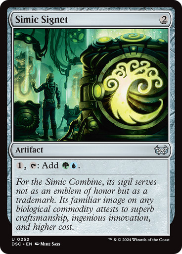 Simic Signet Duskmourn: House of Horror Commander