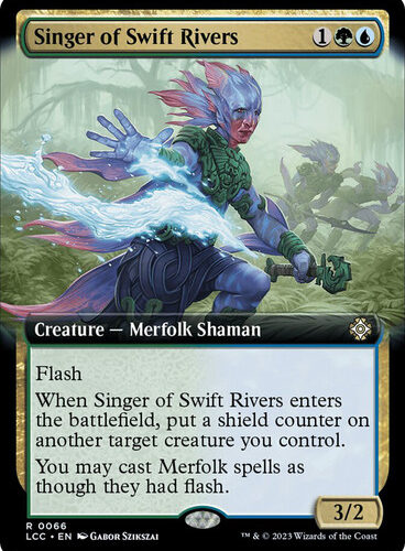 Singer of Swift Rivers (Extended Art) The Lost Caverns of Ixalan Commander - Variants
