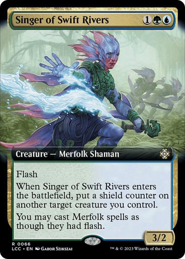 Singer of Swift Rivers (Extended Art) The Lost Caverns of Ixalan Commander - Variants