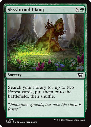 Skyshroud Claim Edge of Eternities Commander