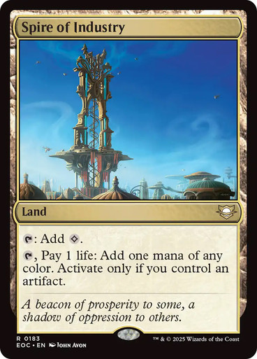 Spire of Industry Edge of Eternities Commander