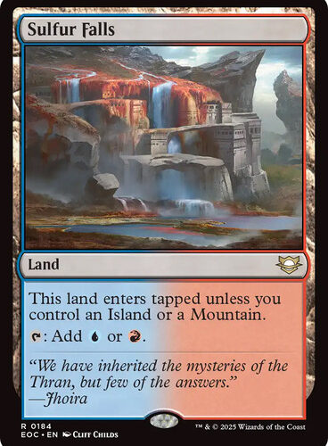 Sulfur Falls Edge of Eternities Commander