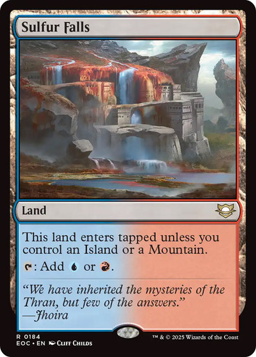 Sulfur Falls Edge of Eternities Commander