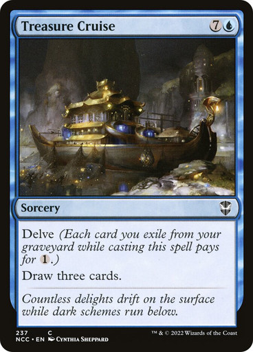 Treasure Cruise Streets of New Capenna Commander