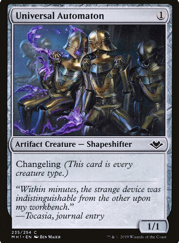 Universal Automaton Modern Horizons