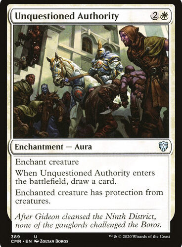 Unquestioned Authority Commander Legends