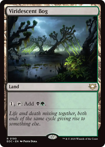 Viridescent Bog Edge of Eternities Commander