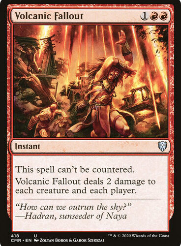 Volcanic Fallout Commander Legends