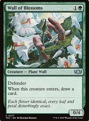 Wall of Blossoms Tarkir: Dragonstorm Commander