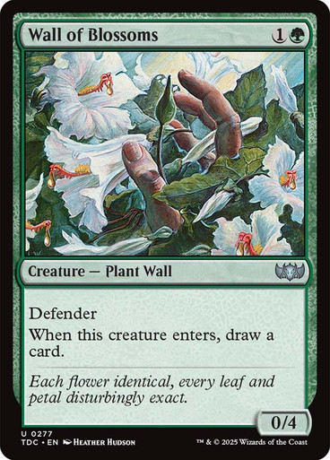 Wall of Blossoms Tarkir: Dragonstorm Commander