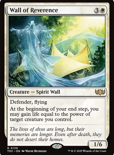 Wall of Reverence Tarkir: Dragonstorm Commander