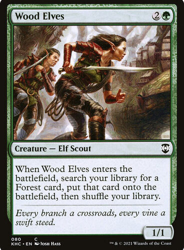 Wood Elves Kaldheim Commander
